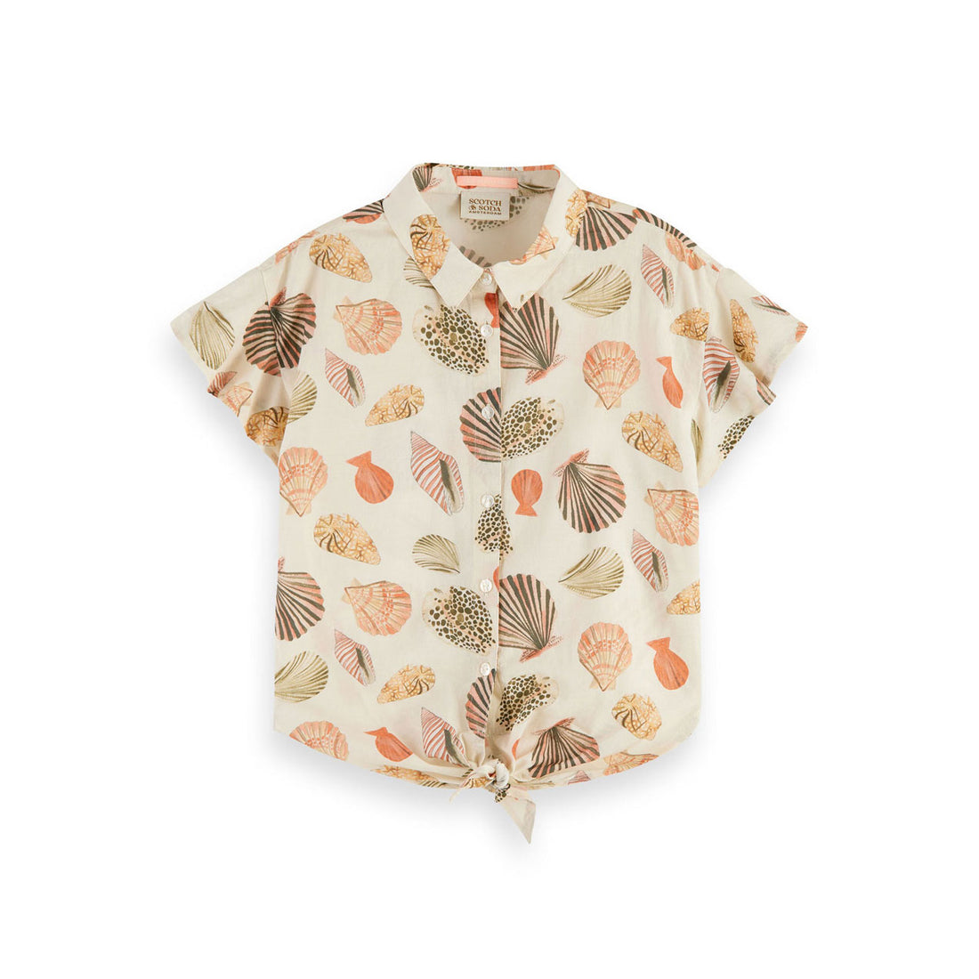 Scotch Shrunk  Shells Allover Knotted Shirt