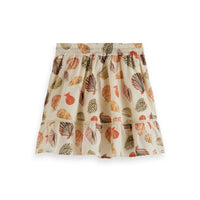 Scotch Shrunk  Shells Allover Pom Pom Skirt