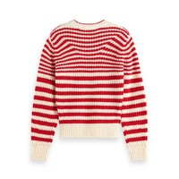 Scotch Shrunk  Red/ White Striped Pullover