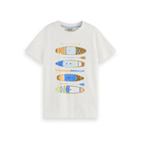 Scotch Shrunk  Off White Printed  Tee