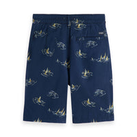 Scotch Shrunk  Sailboats Allover Printed Chino Shorts