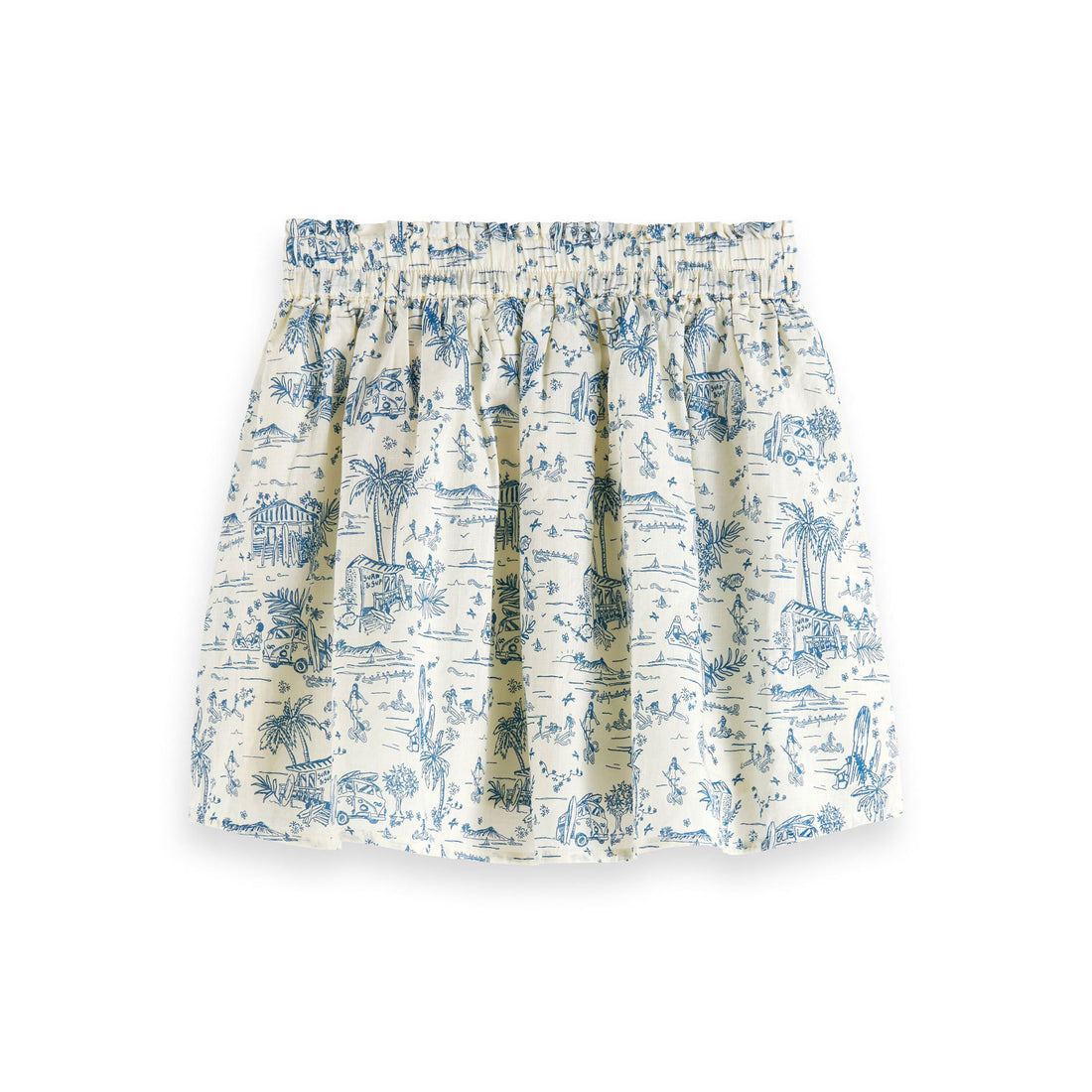 Scotch Shrunk  Surf n Sup Allover Printed Mini Skirt
