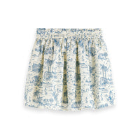 Scotch Shrunk  Surf n Sup Allover Printed Mini Skirt