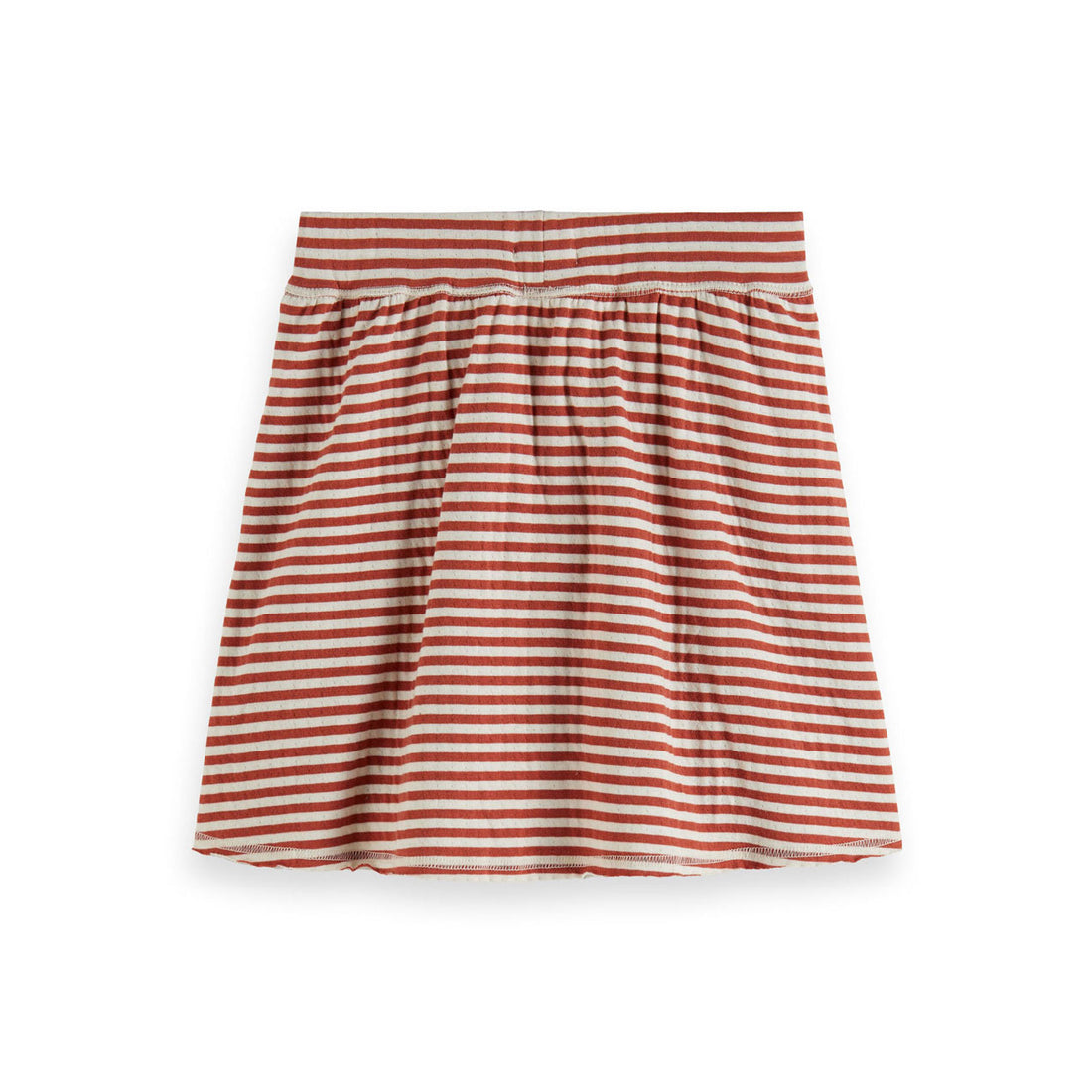 Scotch Shrunk  Grey Melange Reversible Bonded Jersey  Skirt