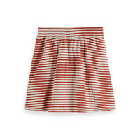 Scotch Shrunk  Grey Melange Reversible Bonded Jersey  Skirt