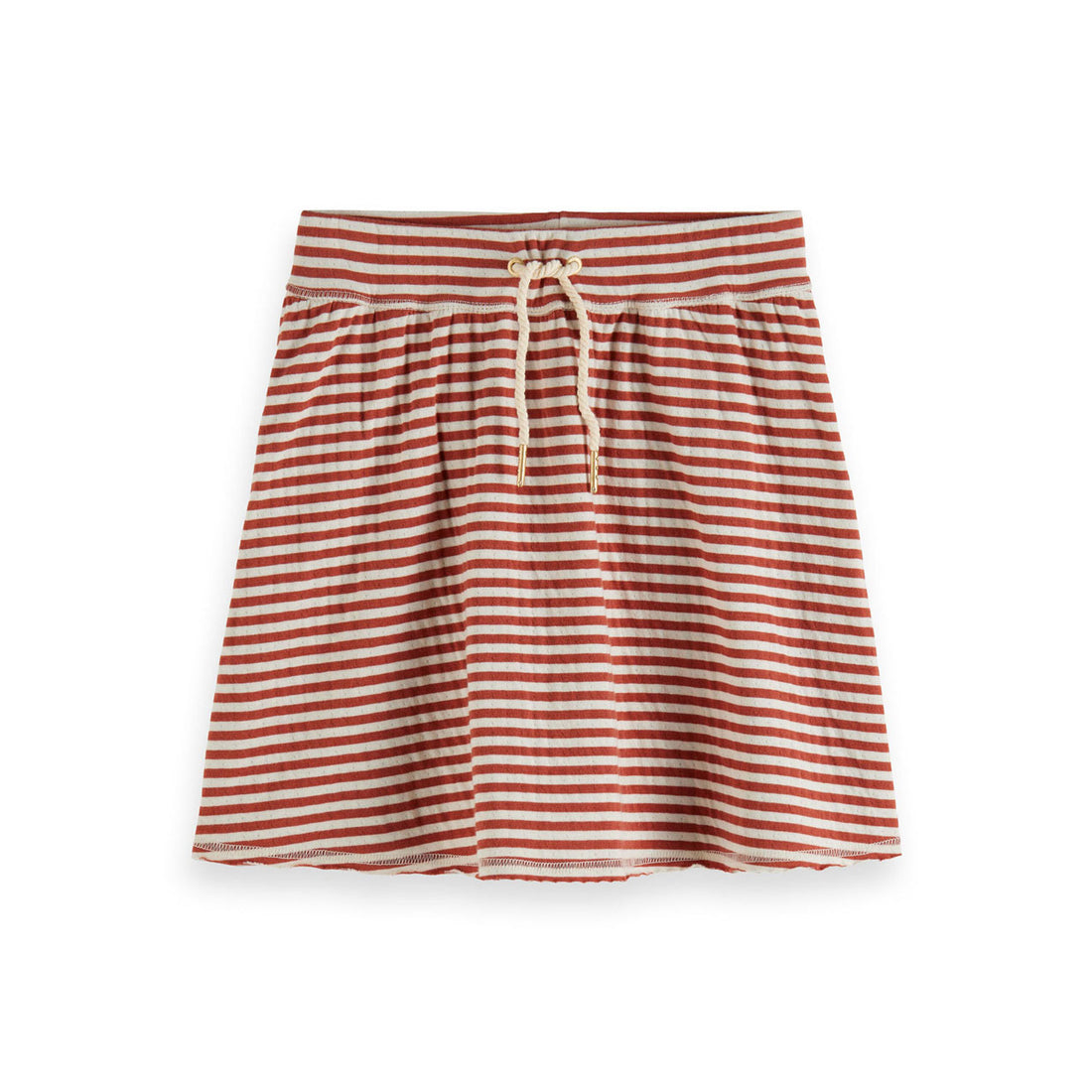 Scotch Shrunk  Grey Melange Reversible Bonded Jersey  Skirt