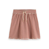 Scotch Shrunk  Grey Melange Reversible Bonded Jersey  Skirt