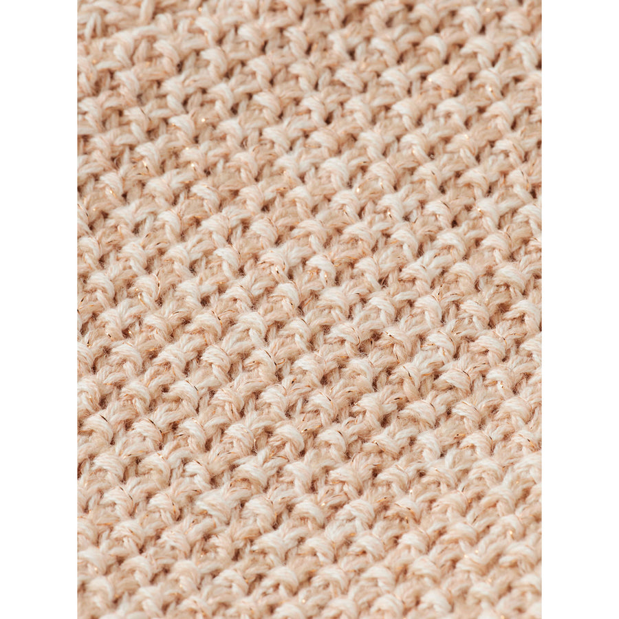 Scotch Shrunk  Sand Melange Lurex Blend Cardigan