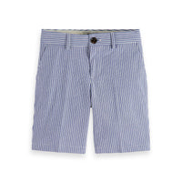 Scotch Shrunk  Blue Stripe Seersucker Chino Shorts