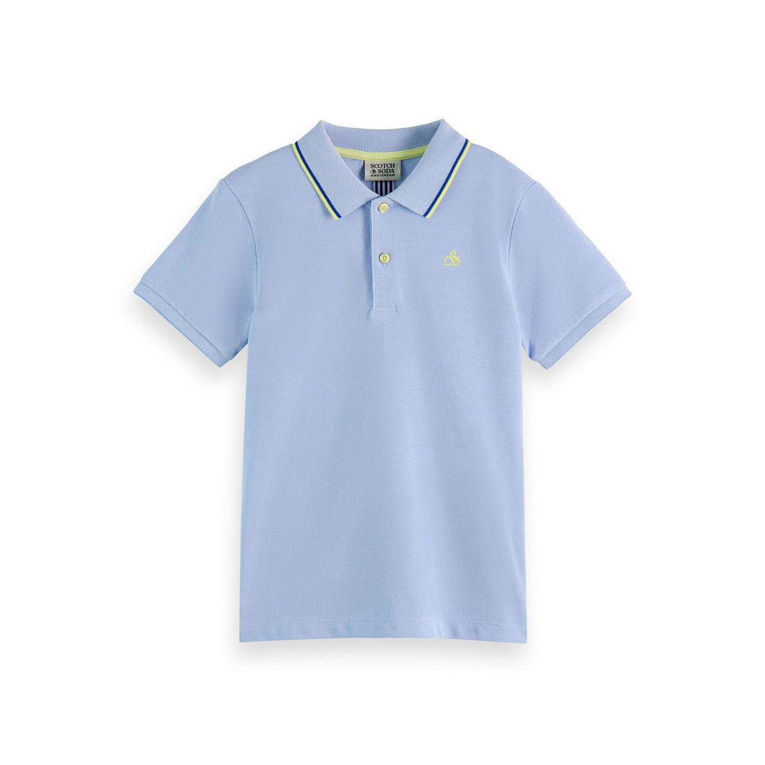Scotch Shrunk  Bicy Blue Two Tone Polo
