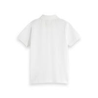Scotch Shrunk  White Regular Fit Polo