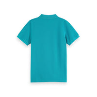 Scotch Shrunk  Surf Blue Pique Polo