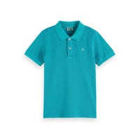 Scotch Shrunk  Surf Blue Pique Polo