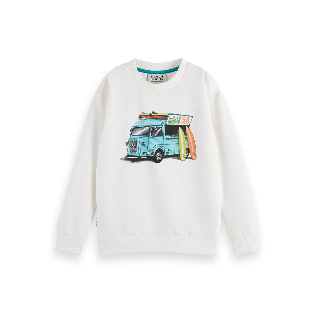 Scotch Shrunk  Off White Beach Van Sweatshirt