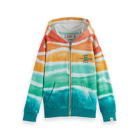 Scotch Shrunk  Gradient Allover Zip Hoodie