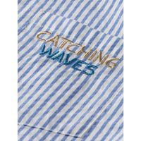 Scotch Shrunk  Blue White Seersucker Shirt