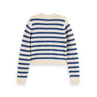 Scotch Shrunk  Breton Stripe Textured Cardigan