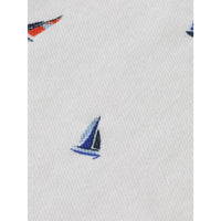 Scotch Shrunk  White Allover Printed Pique Polo
