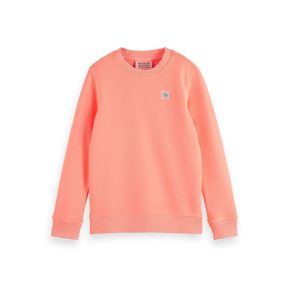 Scotch Shrunk  Neon Coral Classic  Sweatshirt