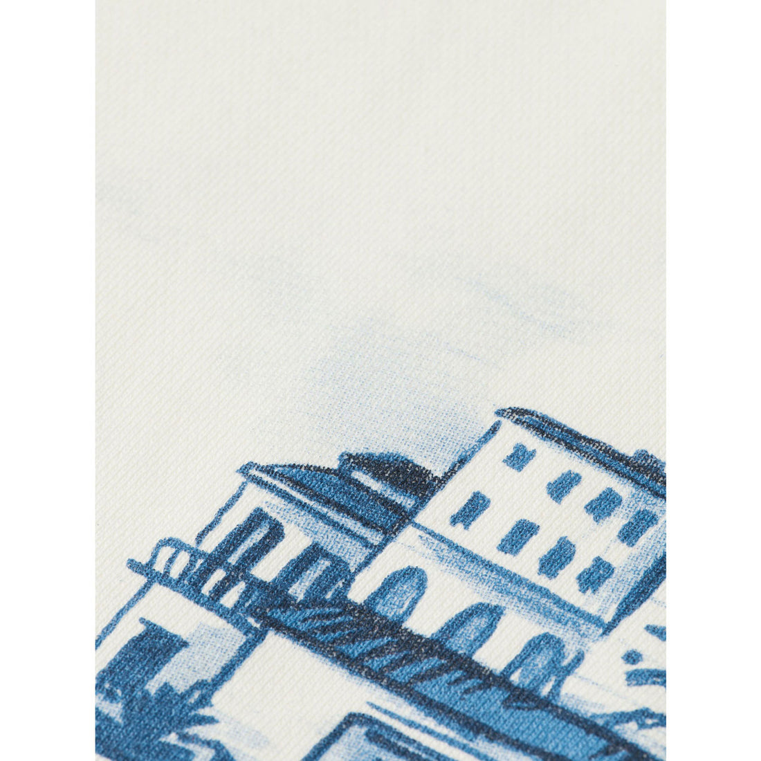 Scotch Shrunk  Off White Artwork Relaxed Sweatshirt