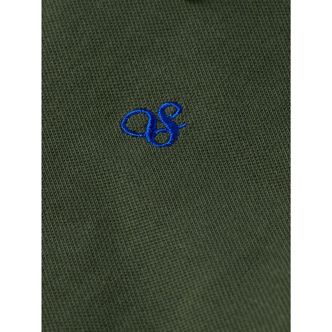 Scotch Shrunk  Seaweed Green Trimmed Pique Polo