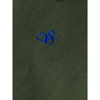 Scotch Shrunk  Seaweed Green Trimmed Pique Polo