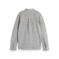 Scotch Shrunk Grey Pique Shirt