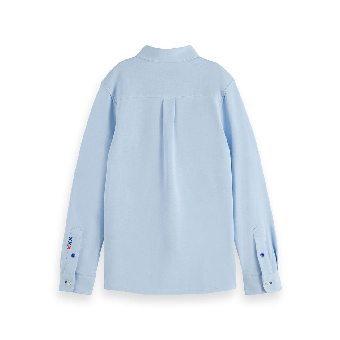 Scotch Shrunk Fresh Blue Pique Shirt