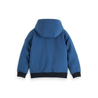 Scotch Shrunk Blue Classic Hooded Soft Shell Jacket