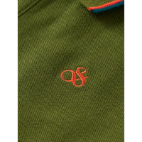 Scotch Shrunk Military Long Sleeve Polo With Tipping