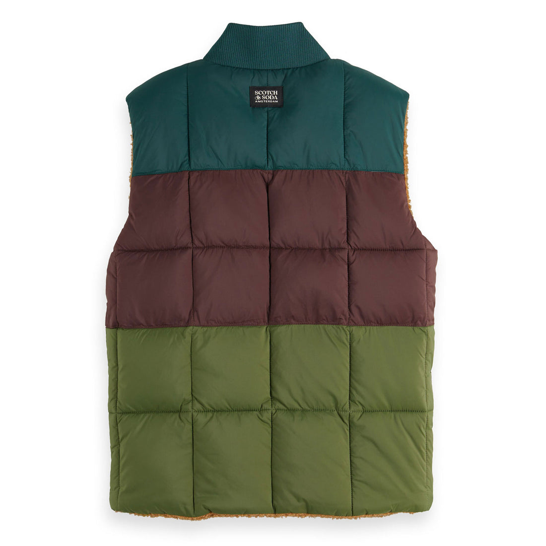 Scotch Shrunk Sand Reversible Padded Body Warmer