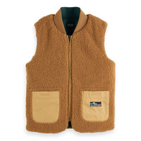 Scotch Shrunk Sand Reversible Padded Body Warmer