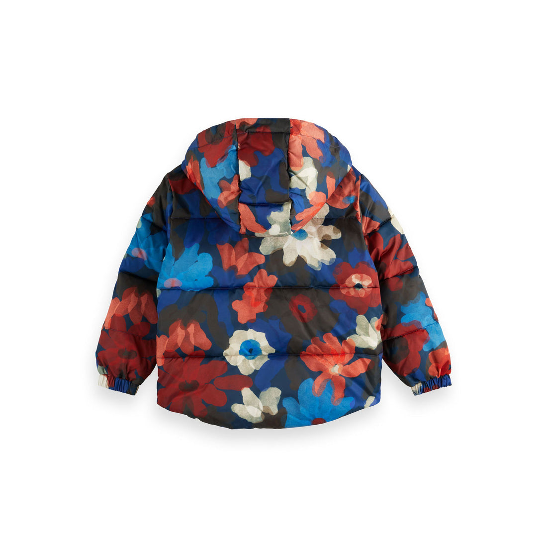 Scotch Shrunk Floral Short Puffer Jacket