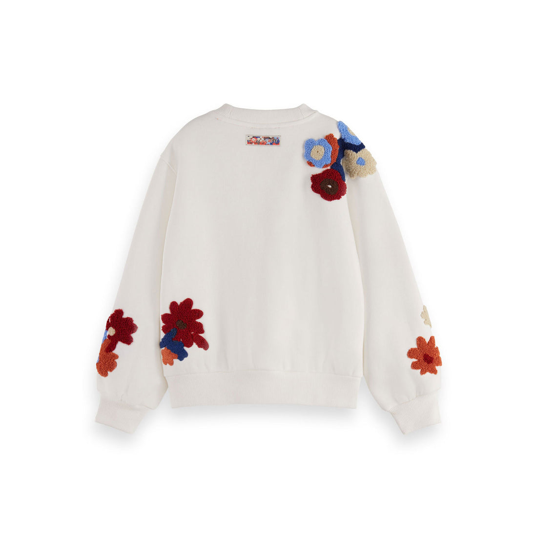 Scotch Shrunk Off White Embroidered Crewneck