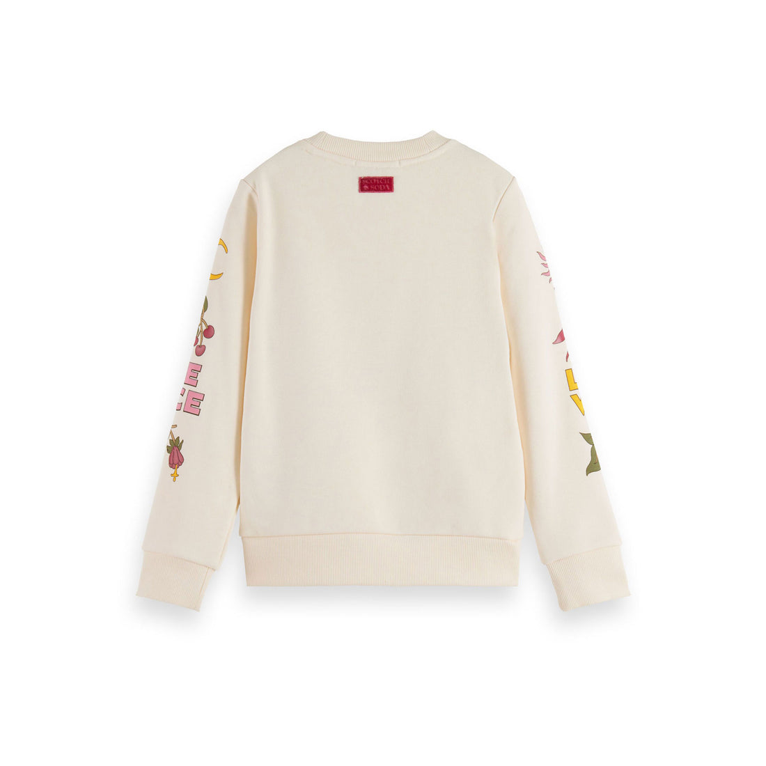 Scotch Shrunk Soft Ice Placed Artwork Crewneck