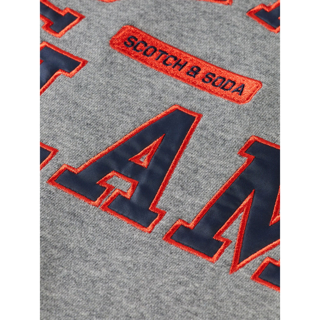 Scotch Shrunk Grey Artwork Crewneck