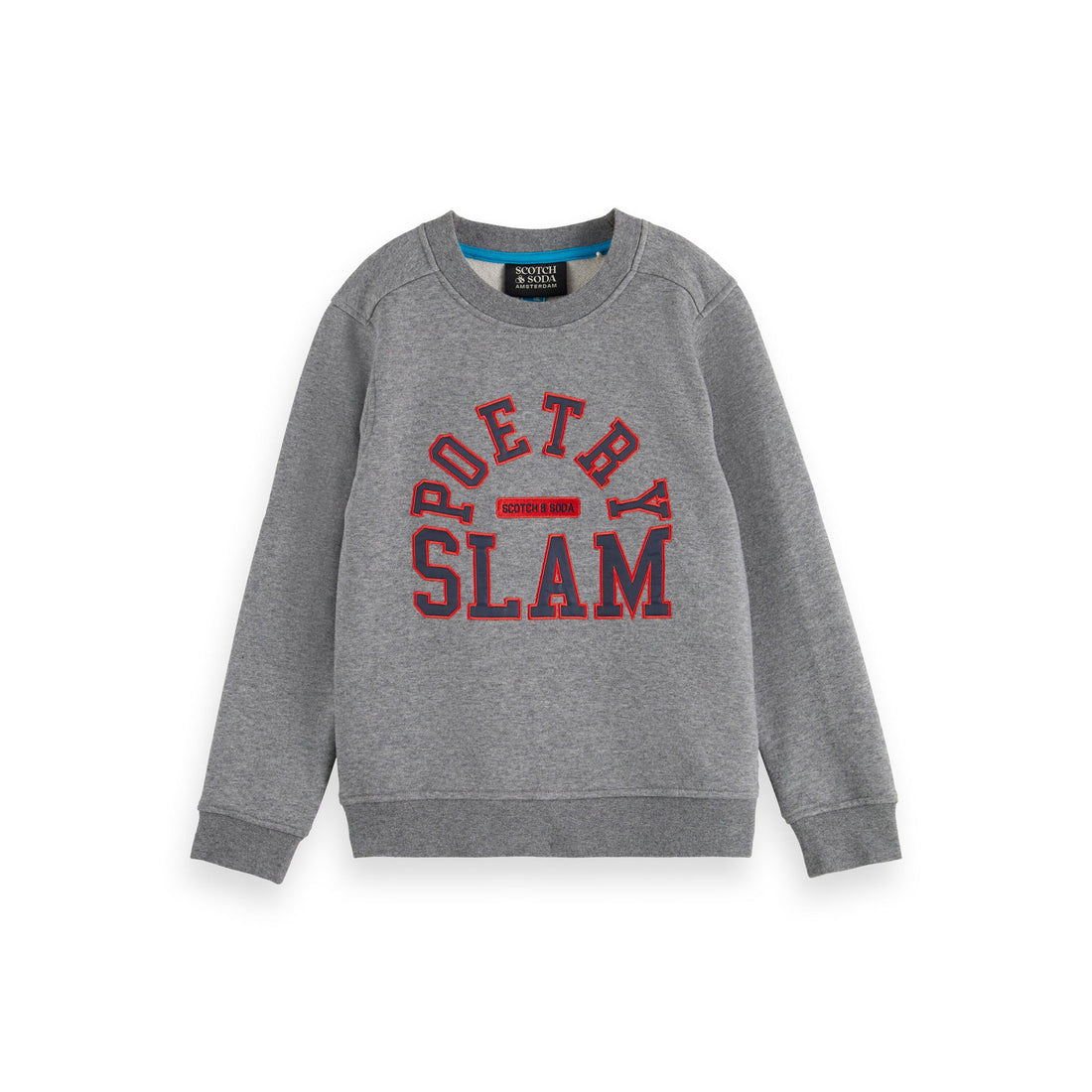 Scotch Shrunk Grey Artwork Crewneck