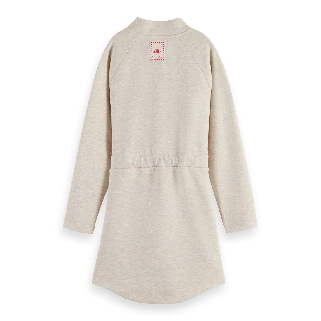 Scotch Shrunk Oatmeal Half Zip Modal Dress