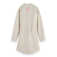 Scotch Shrunk Oatmeal Half Zip Modal Dress
