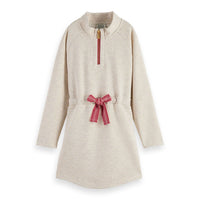 Scotch Shrunk Oatmeal Half Zip Modal Dress