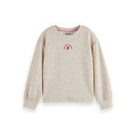 Scotch Shrunk Oatmeal Modal Crewneck