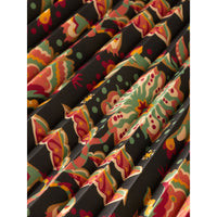 Scotch Shrunk Printed Pleated Midi Skirt