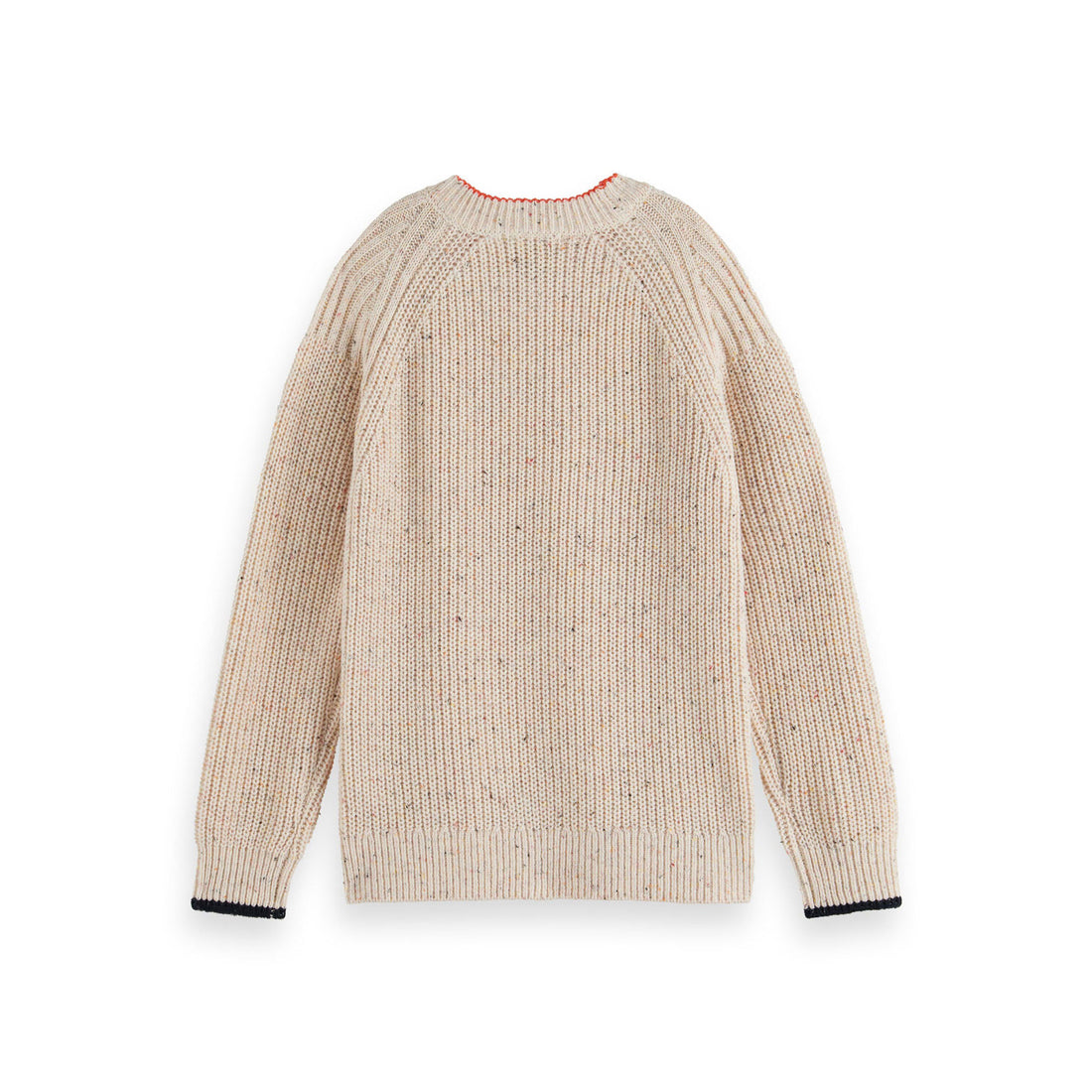 Scotch Shrunk Ecru Rib Knit Pullover