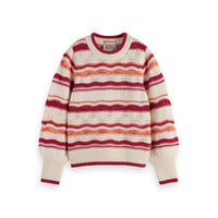 Scotch Shrunk Fluffy Multi Stripe Pullover