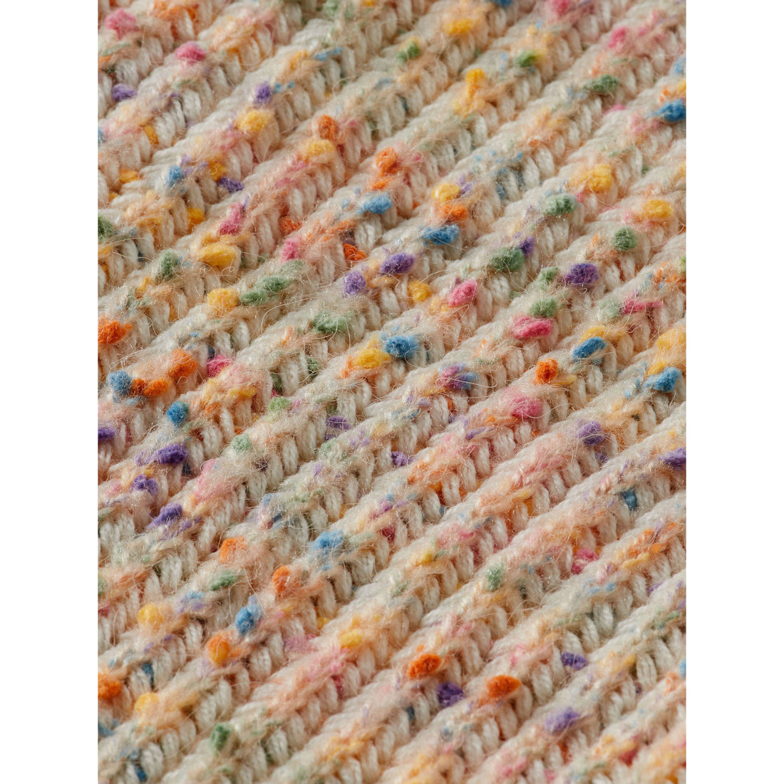 Scotch Shrunk Rainbow Yarn Cardigan