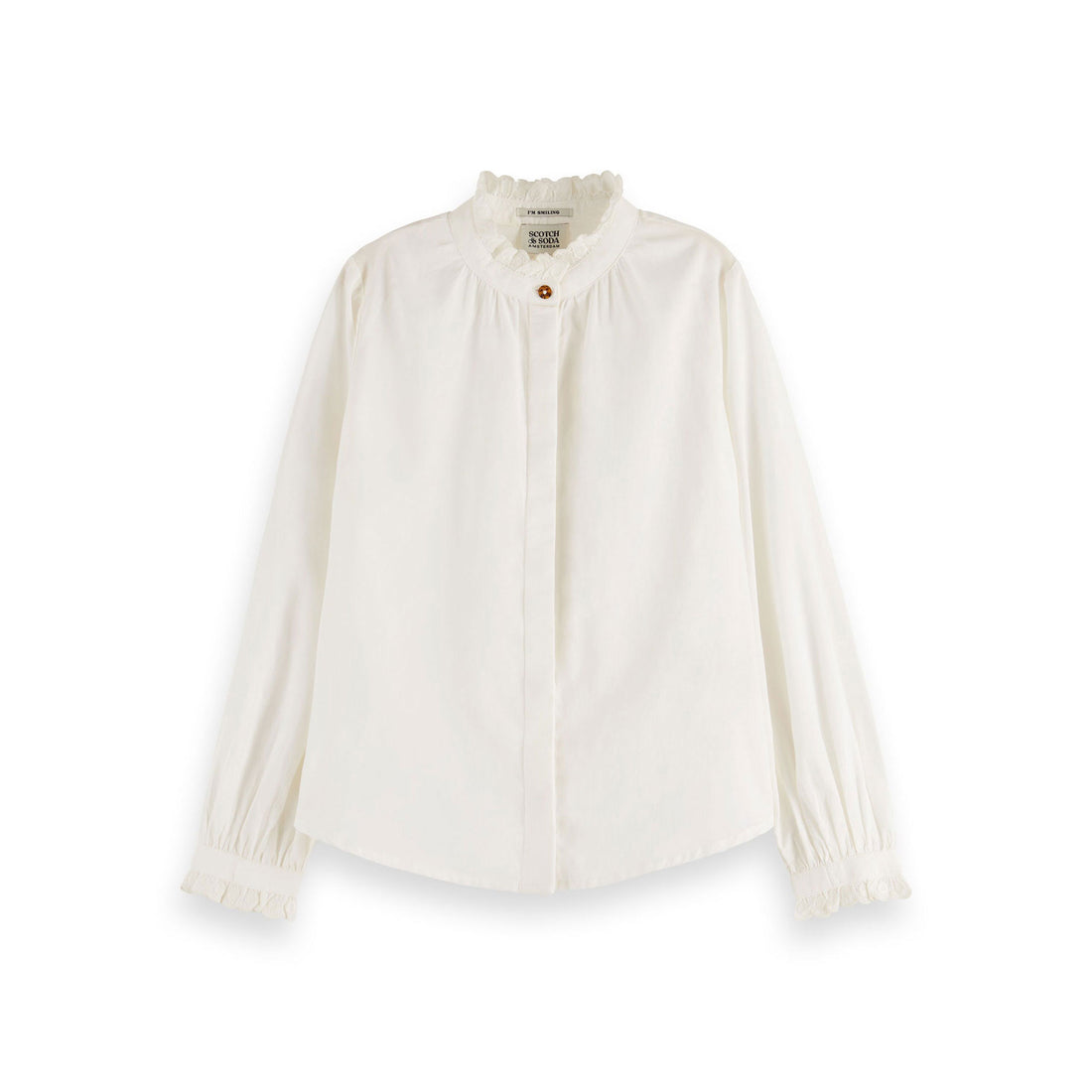 Scotch Shrunk Off  White Soft Shirt