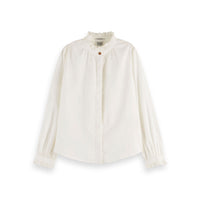 Scotch Shrunk Off  White Soft Shirt