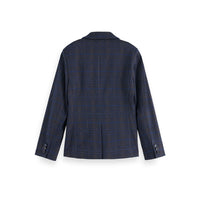 Scotch Shrunk Check Knitted Blazer