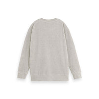 Scotch Shrunk Grey Towelling Sweatshirt