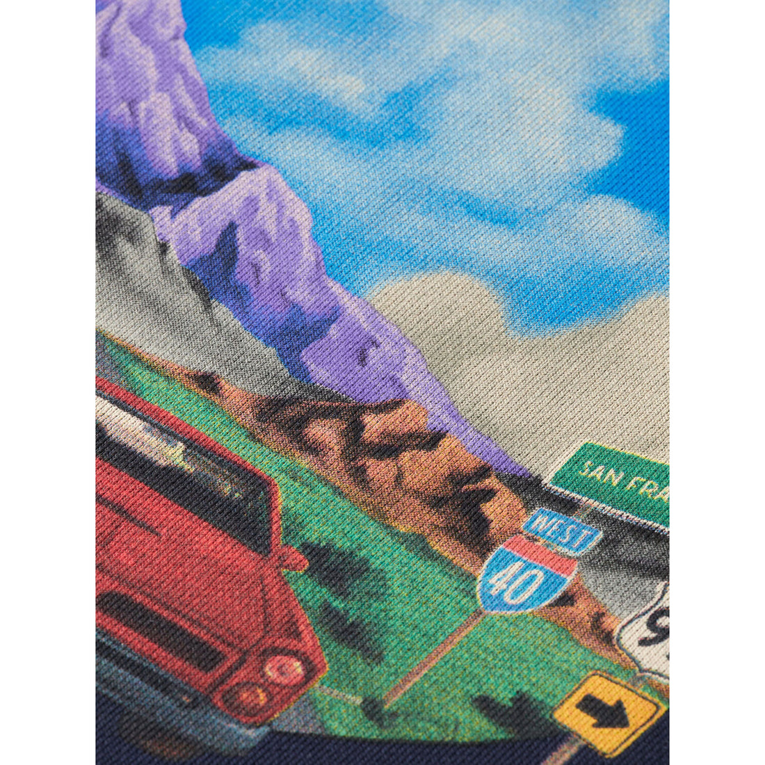 Scotch Shrunk Night Artwork Sweatshirt
